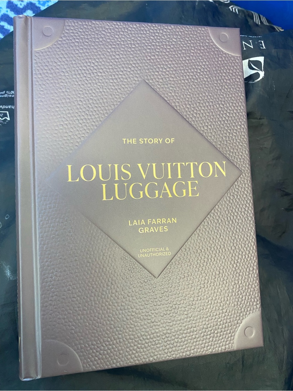 Louis Vuitton Brown and Gold Hardcover Book